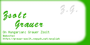 zsolt grauer business card